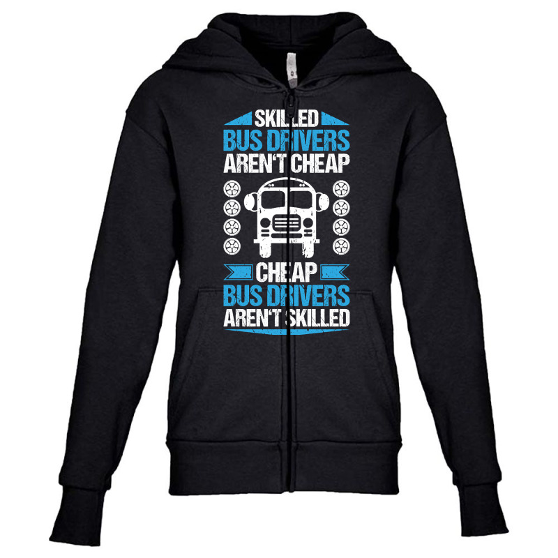 Bus Driver Busman School Bus Driver Coach Driver-rh4qs Youth Zipper Hoodie | Artistshot