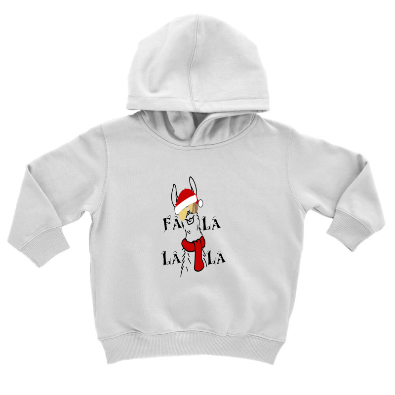 Falalala Llama Christmas Toddler Hoodie | Artistshot