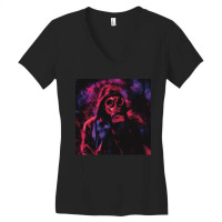 The World Is Toxic Painting Pink Version Women's V-neck T-shirt | Artistshot