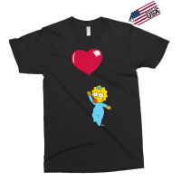 Hot Trend The Simpsons Maggie Heart Balloon Valentine's Day Exclusive T-shirt | Artistshot