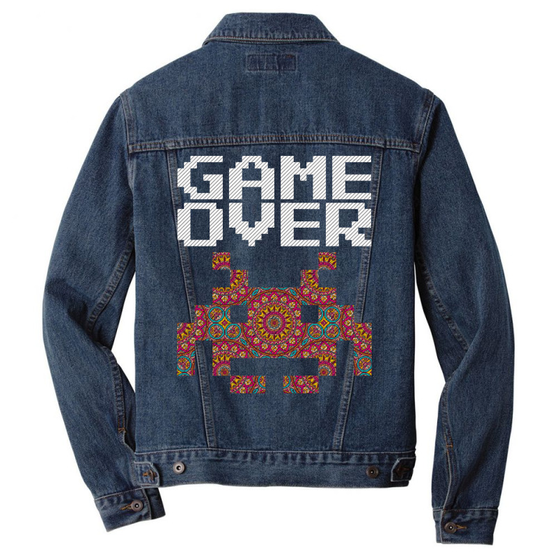 Game Over Men Denim Jacket | Artistshot