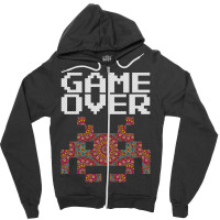 Game Over Zipper Hoodie | Artistshot