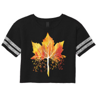 Autumn T  Shirt Leaf Autumn Tree Orange Fall Leaves Lover Season T  Sh Scorecard Crop Tee | Artistshot