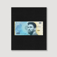 Messi Pesos Argentina Portrait Canvas Print | Artistshot