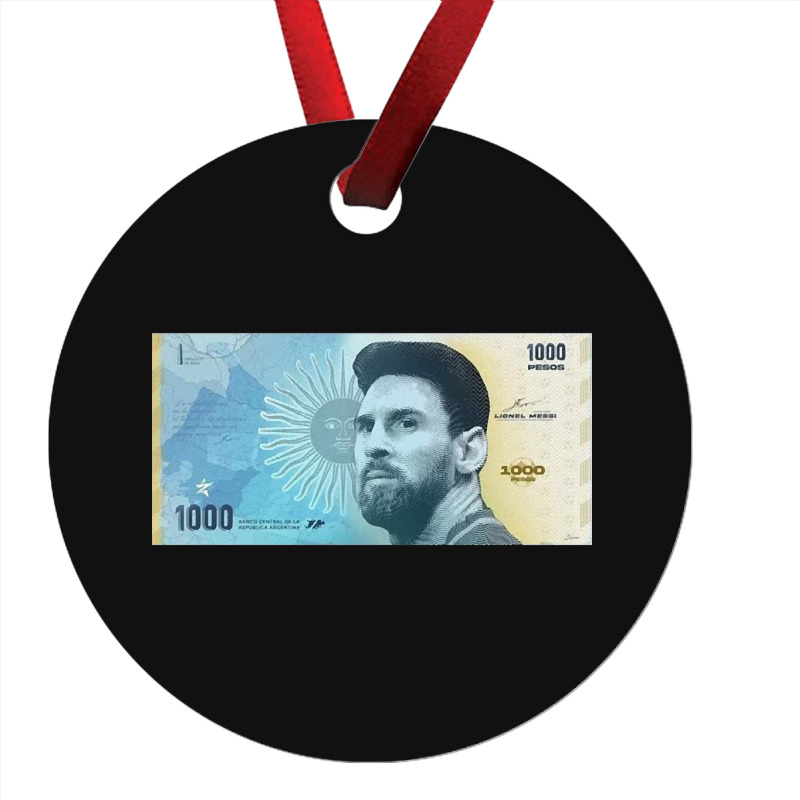 Messi Pesos Argentina Ornament | Artistshot