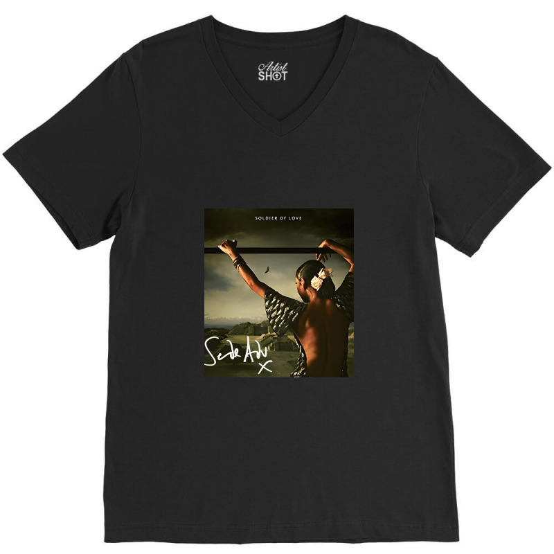 Soldier Of Love Album Art V-neck Tee | Artistshot