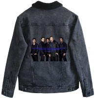 Donnie Wahlberg Jonathan Knight Unisex Sherpa-lined Denim Jacket | Artistshot