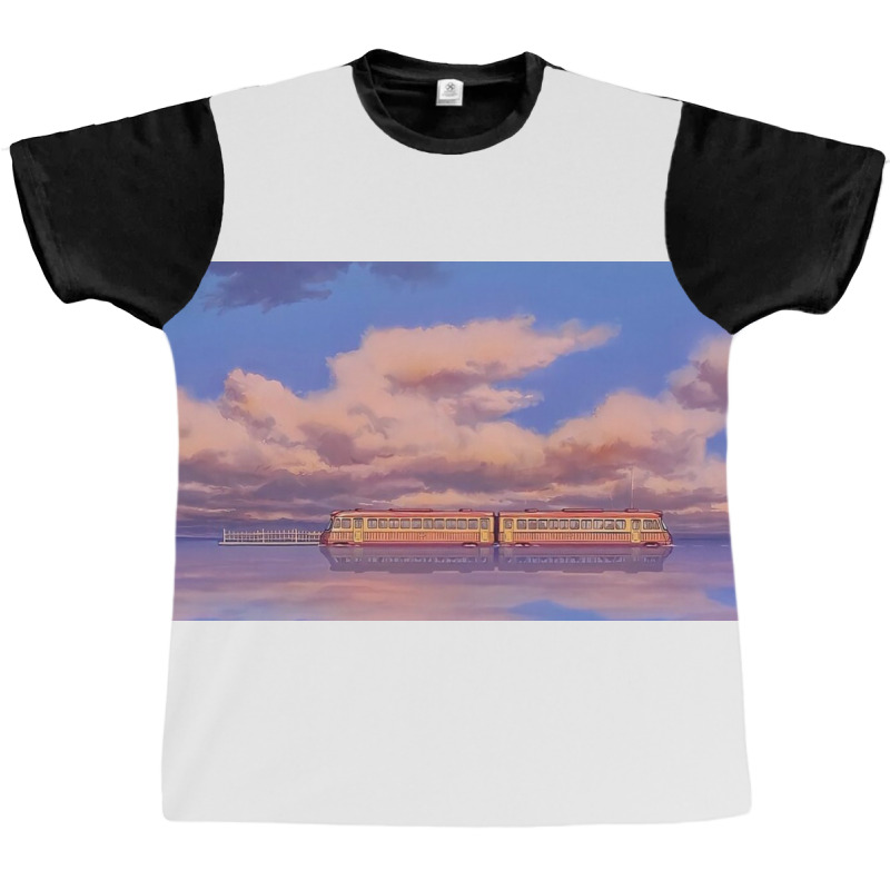 Spirited Away Train Graphic T-shirt by devirdavid | Artistshot