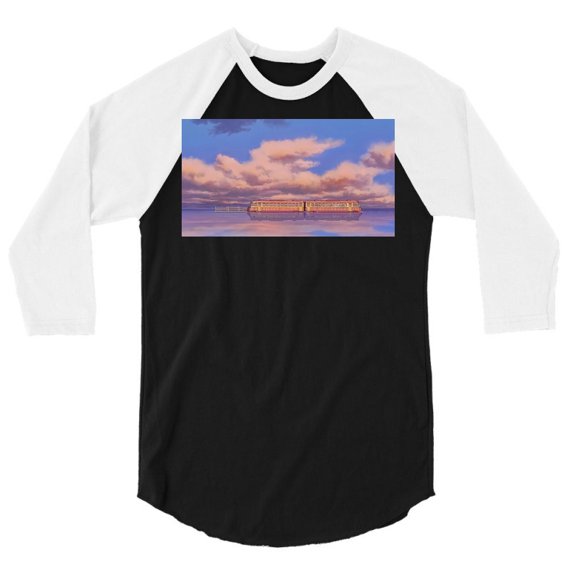 Spirited Away Train 3/4 Sleeve Shirt by devirdavid | Artistshot