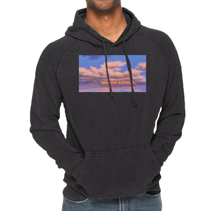 Spirited Away Train Vintage Hoodie by devirdavid | Artistshot