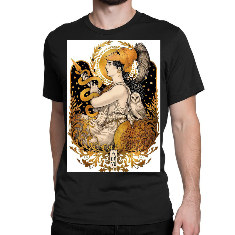 Pallas Athena Classic T-shirt by nancyhackney | Artistshot