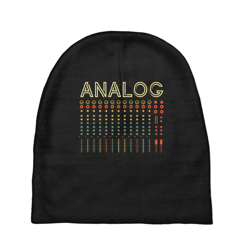 Retro Modular Synthesizer Analog Music Synth Premium Baby Beanies | Artistshot