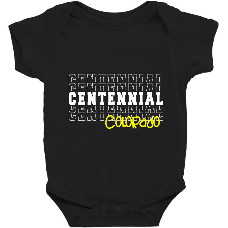 Centennial City Colorado Centennial Co Baby Bodysuit by nuanceteams169 | Artistshot