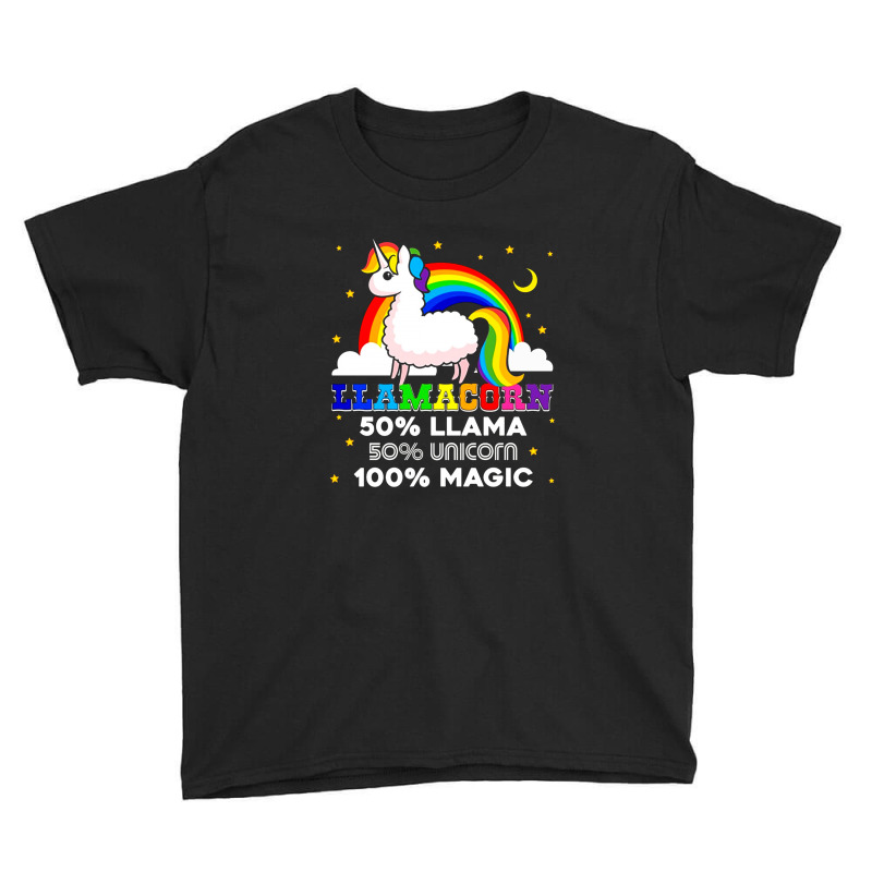 Llamacorn 100 Magic Youth Tee by hoainv | Artistshot