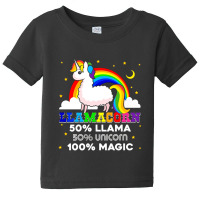 Llamacorn 100 Magic Baby Tee | Artistshot