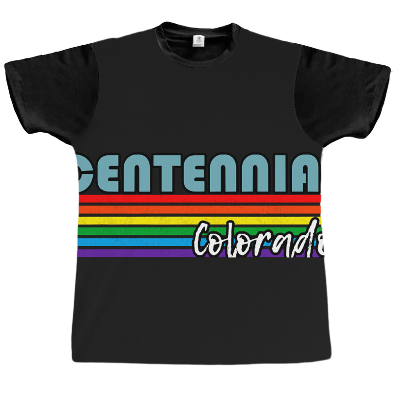 Centennial Colorado Pride Shirt Centennial Lgbt Gift Lgbtq Supporter T Graphic T-shirt | Artistshot