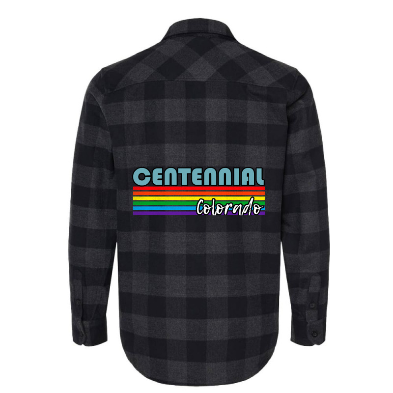 Centennial Colorado Pride Shirt Centennial Lgbt Gift Lgbtq Supporter T Flannel Shirt | Artistshot