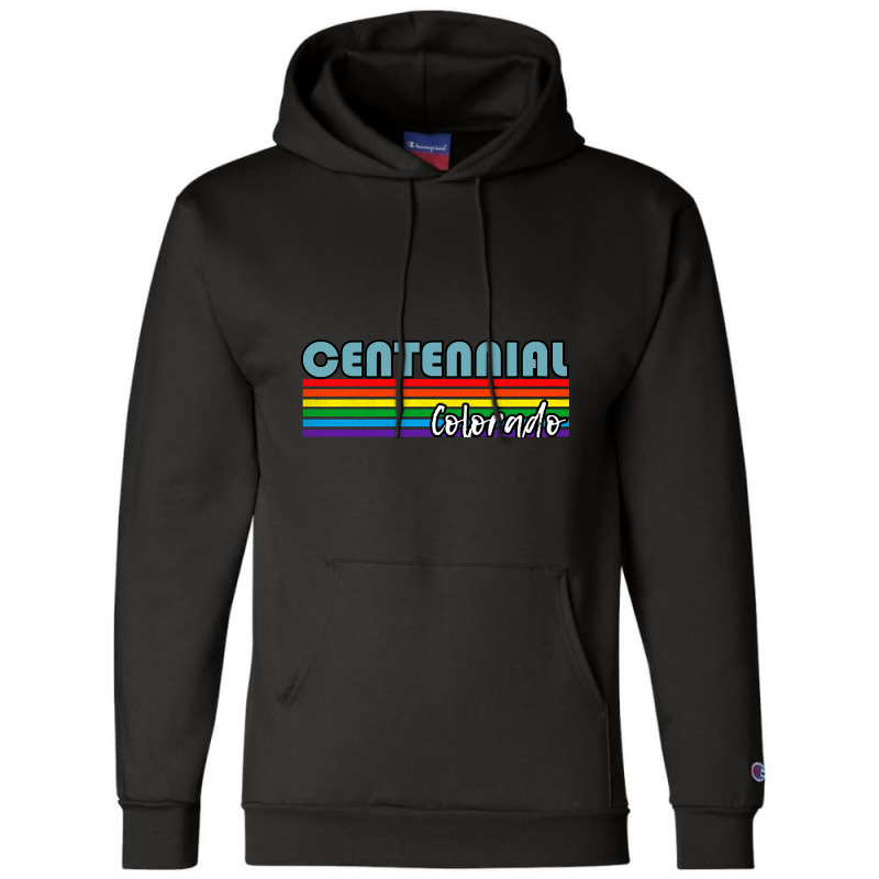 Centennial Colorado Pride Shirt Centennial Lgbt Gift Lgbtq Supporter T Champion Hoodie | Artistshot