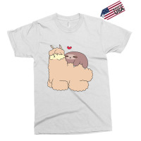 Sloth Loves Alpaca Exclusive T-shirt | Artistshot