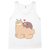 Sloth Loves Alpaca Tank Top | Artistshot