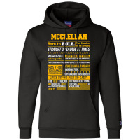 Mcclellan Name Shirt Mcclellan Born To Rule Champion Hoodie | Artistshot