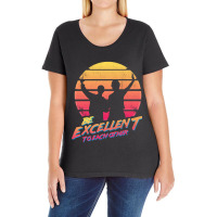 Bill And Ted - Be Excellent To Each Other Ladies Curvy T-shirt | Artistshot