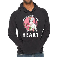 Jack Russel Terrier T  Shirt Jack Russel Terrier Is My Heart Dogs Dog Vintage Hoodie | Artistshot