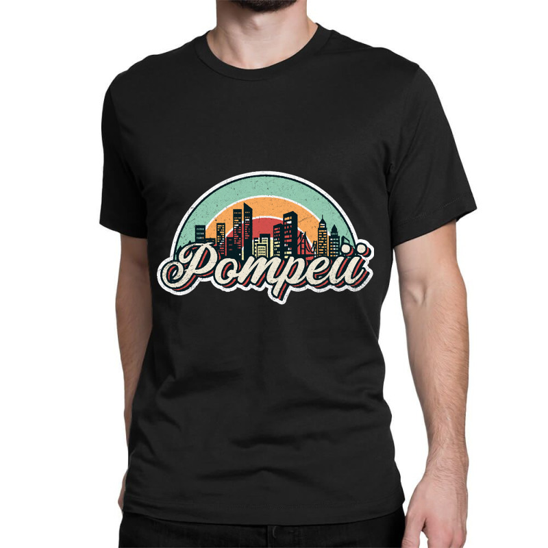 Pompeii City Retro Classic T-shirt by cubicgetting01 | Artistshot