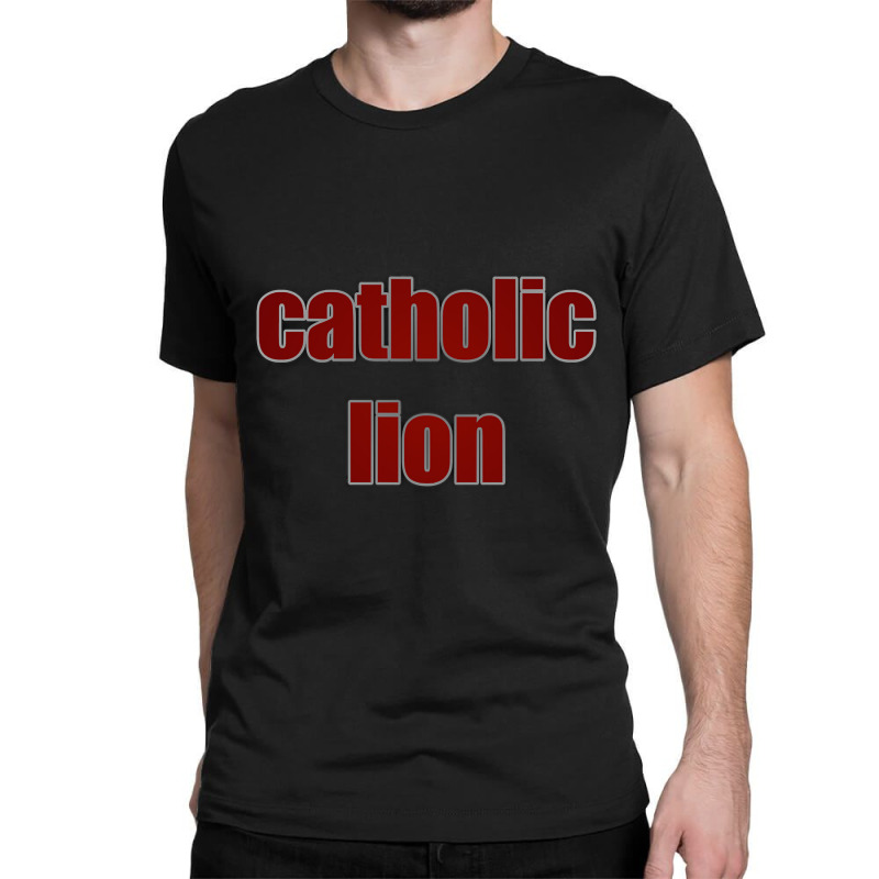 Catholic Lion From Catholic Pack Classic T-shirt | Artistshot