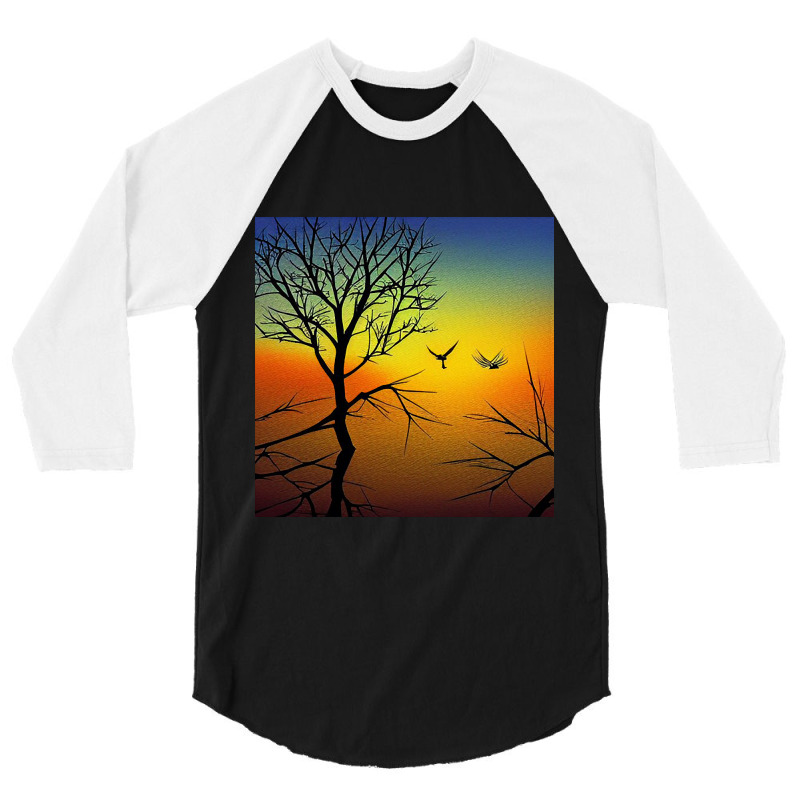 Bewitching Sunset 3/4 Sleeve Shirt | Artistshot