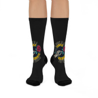 A Body Is A Temple, Decorate The Walls Crew Socks | Artistshot