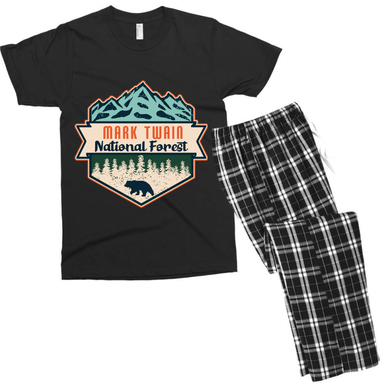 Mark Twain National Forest Men's T-shirt Pajama Set by hawksreminds130 | Artistshot