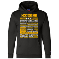 Mcclendon Name Shirt Mcclendon Born To Rule Champion Hoodie | Artistshot