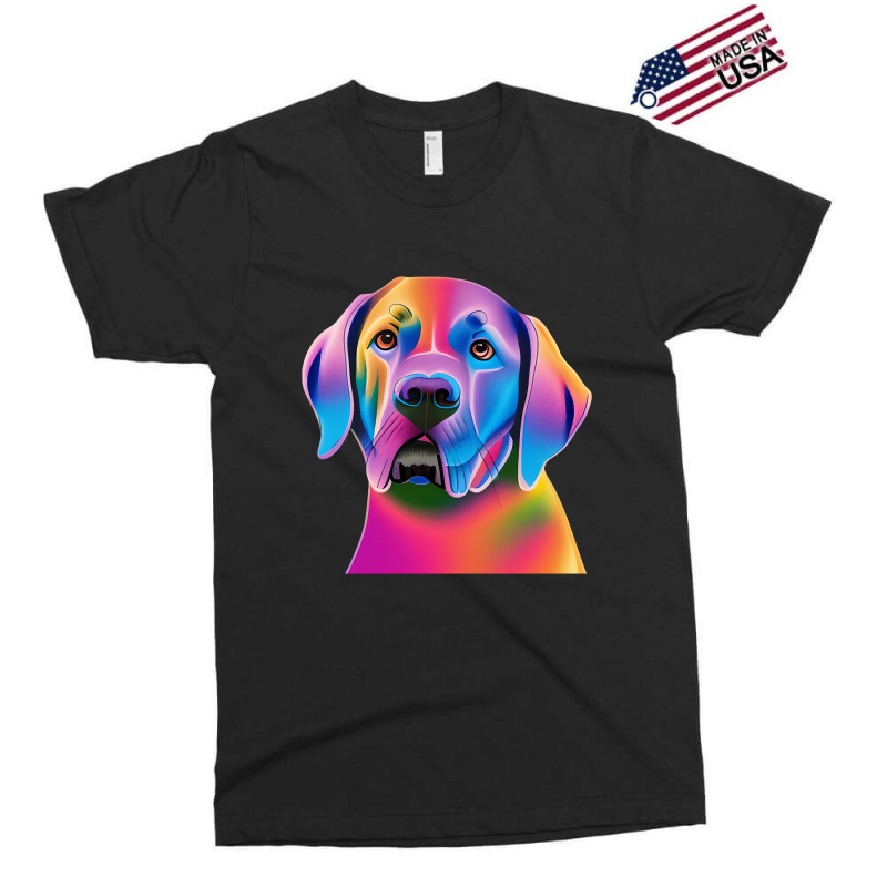 Labrador Retriever Colorful Portrait Exclusive T-shirt by trampolinnervous53 | Artistshot