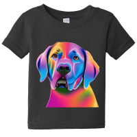 Labrador Retriever Colorful Portrait Baby Tee | Artistshot