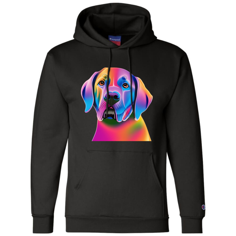 Labrador Retriever Colorful Portrait Champion Hoodie by trampolinnervous53 | Artistshot