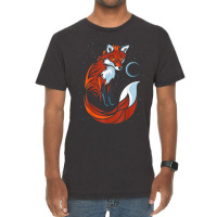 Tribal Tail Fox  Graphic Design Tshirt Vintage T-shirt | Artistshot