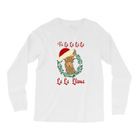 Fa La La La Llama Christmas Llama Long Sleeve Shirts | Artistshot