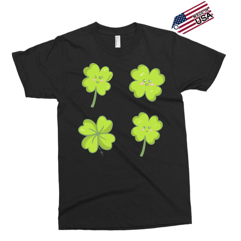 Kawaii Shamrock T  Shirt Kawaii Shamrock Four Leaf Clover Set T  Shirt Exclusive T-shirt | Artistshot