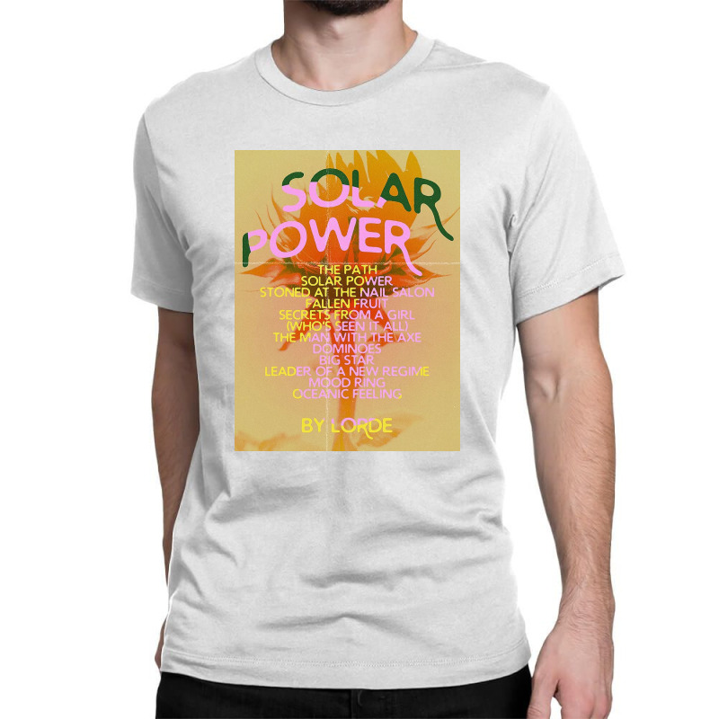 Solar Power Tracklist Classic T-shirt | Artistshot