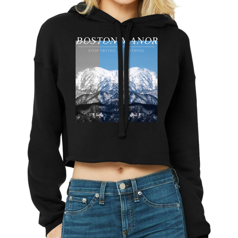 Boston Manor Cropped Hoodie by sulukaisniie | Artistshot