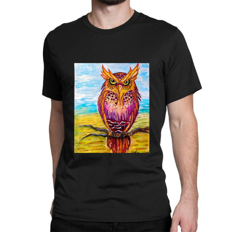 The Regal Wise Owl Classic T-shirt by CurtisDaleCochran | Artistshot