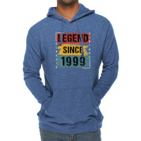 23 Years Old Vintage 1999 23rd Birthday Decoration Men Women Lightweight Hoodie | Artistshot