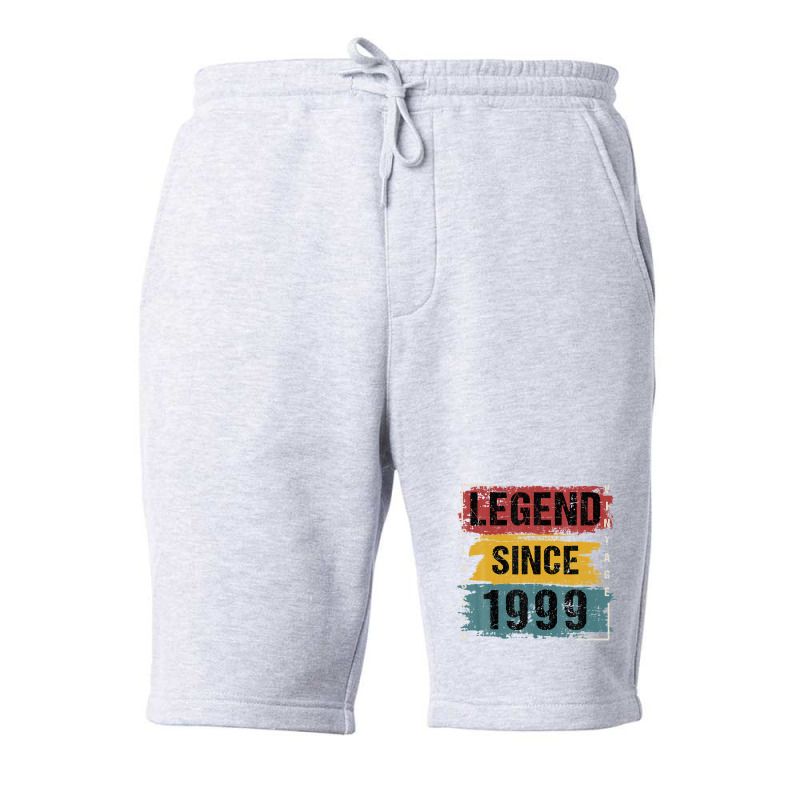 23 Years Old Vintage 1999 23rd Birthday Decoration Men Women Fleece Short | Artistshot