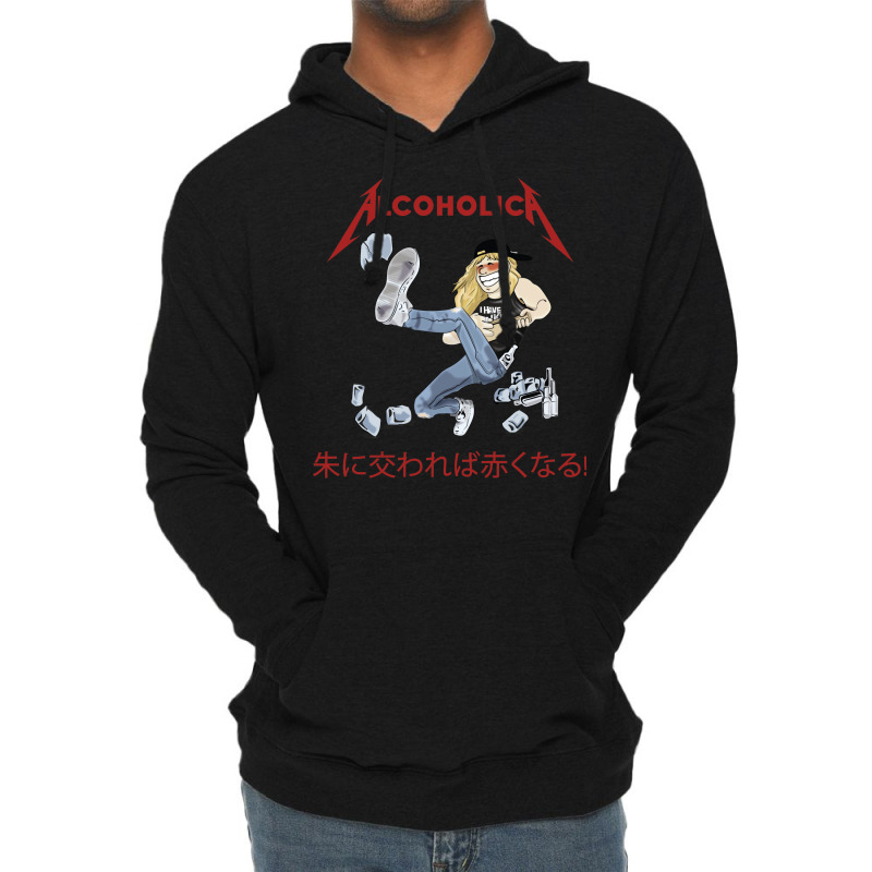 Alcoholica Illustration Lightweight Hoodie by viickybubolzw | Artistshot