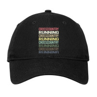 Colorful Text Cross Country Running Xc Adjustable Cap | Artistshot