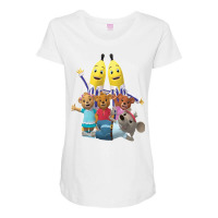 Bananas In Pyjamas Kids Love Maternity Scoop Neck T-shirt | Artistshot