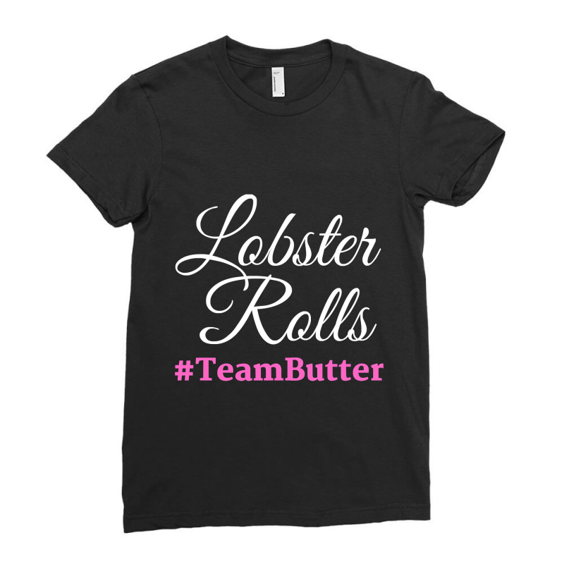 Connecticut Lobster Rolls Team Butter Ladies Fitted T-shirt | Artistshot