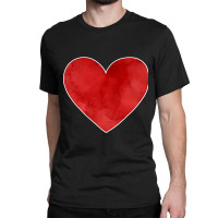 Big Red Heart Valentines Day Classic T-shirt | Artistshot