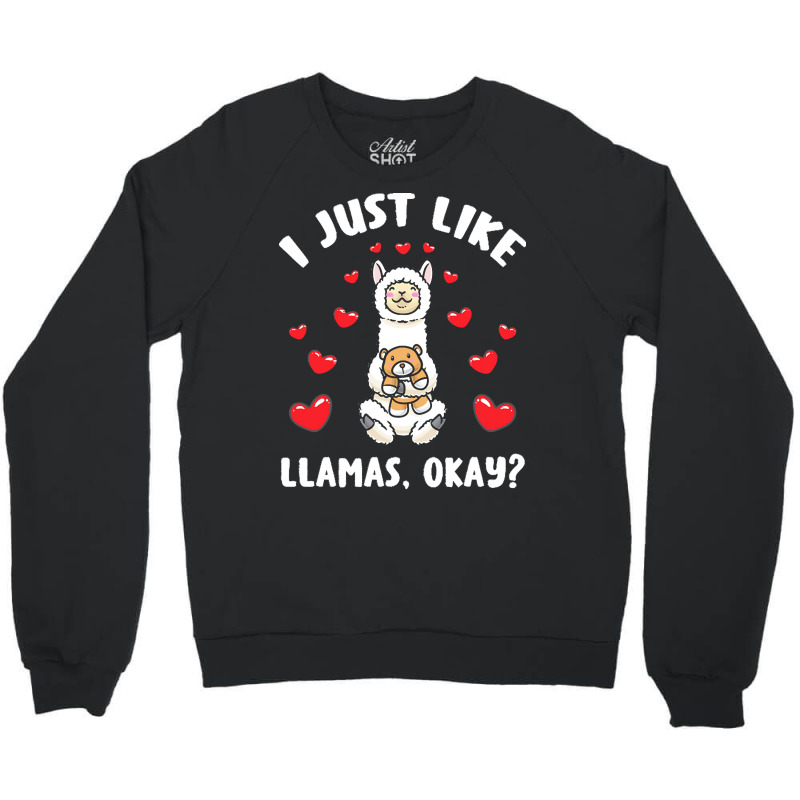 Llama Gift T  Shirt Llama Stuffed Animal Kawaii Lama Camel Alpaca Llam Crewneck Sweatshirt | Artistshot